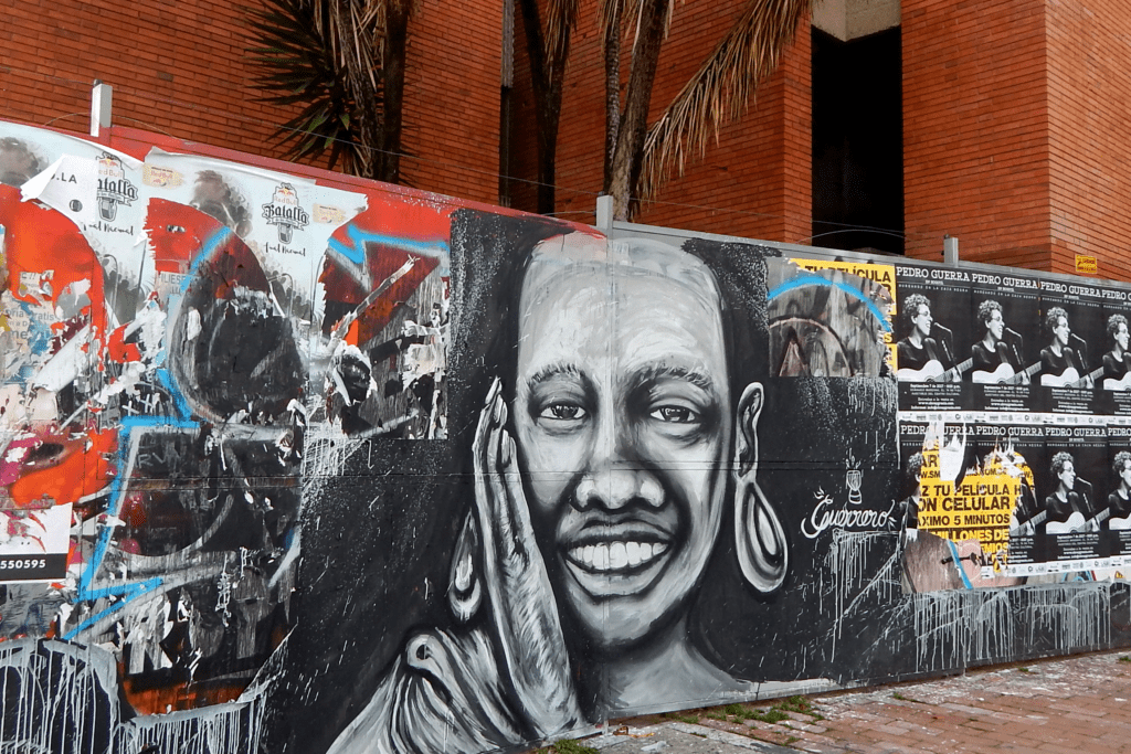 Grafitti in Bogota Kolumbien
