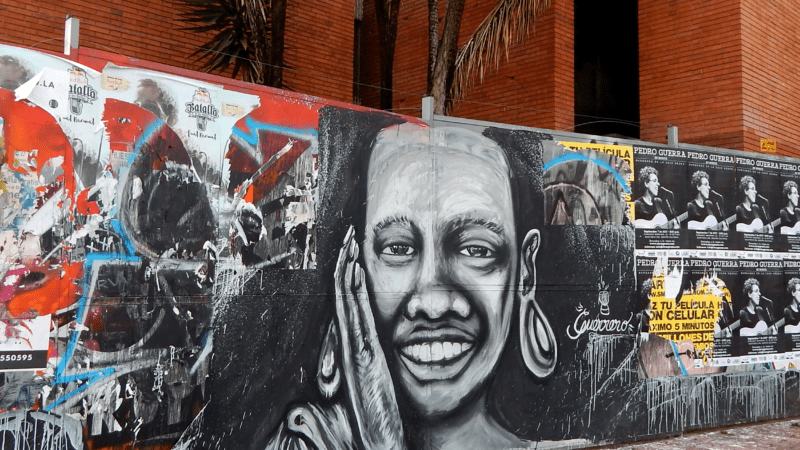 Grafitti in Bogota Kolumbien