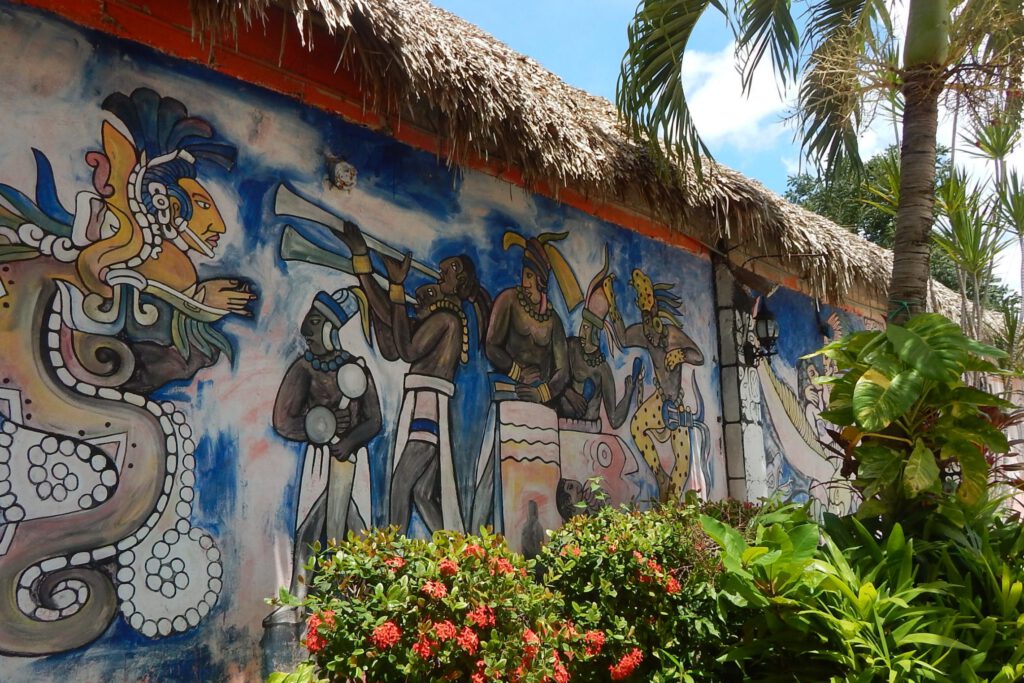 Maya Malerei in Mexiko