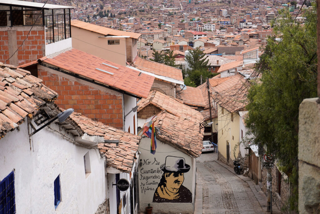 Straßen in San Blas, Cusco Peru