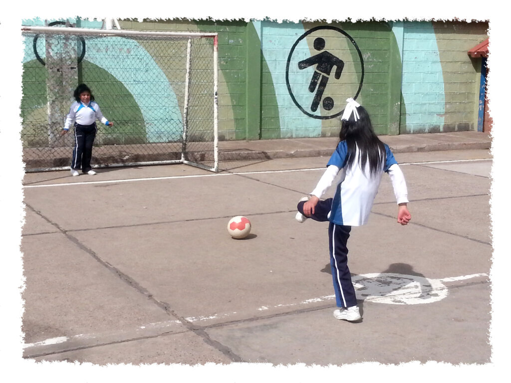 Praktikum in Peru - Sportunterricht