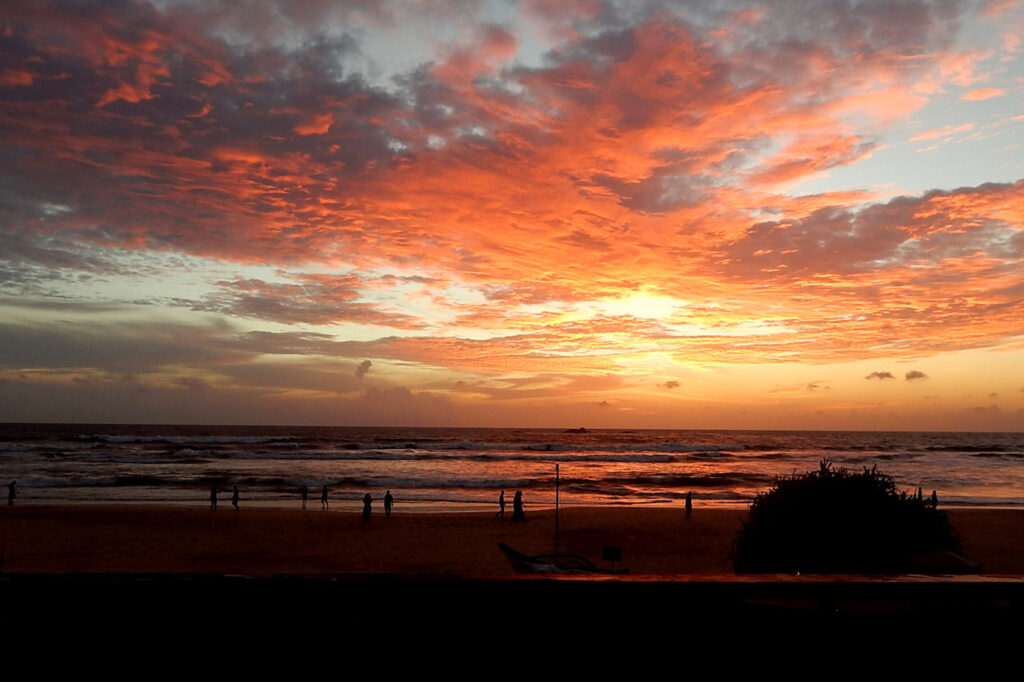 Süden Sri Lanka - Bentota Beach Sonnenuntergang