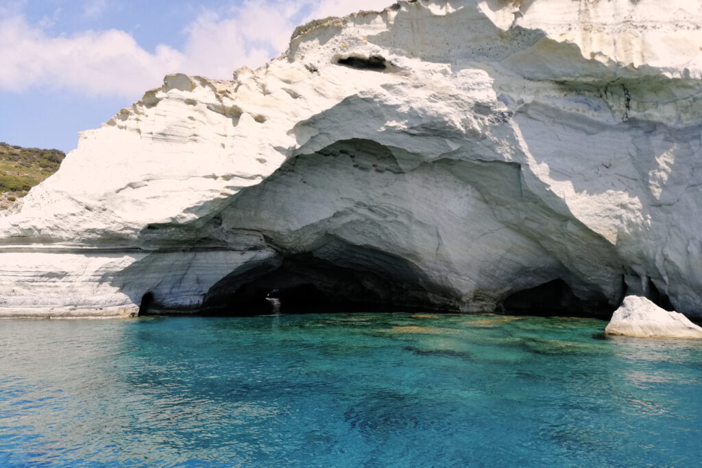 Die Grotten von Kleftiko auf der Insel Milos