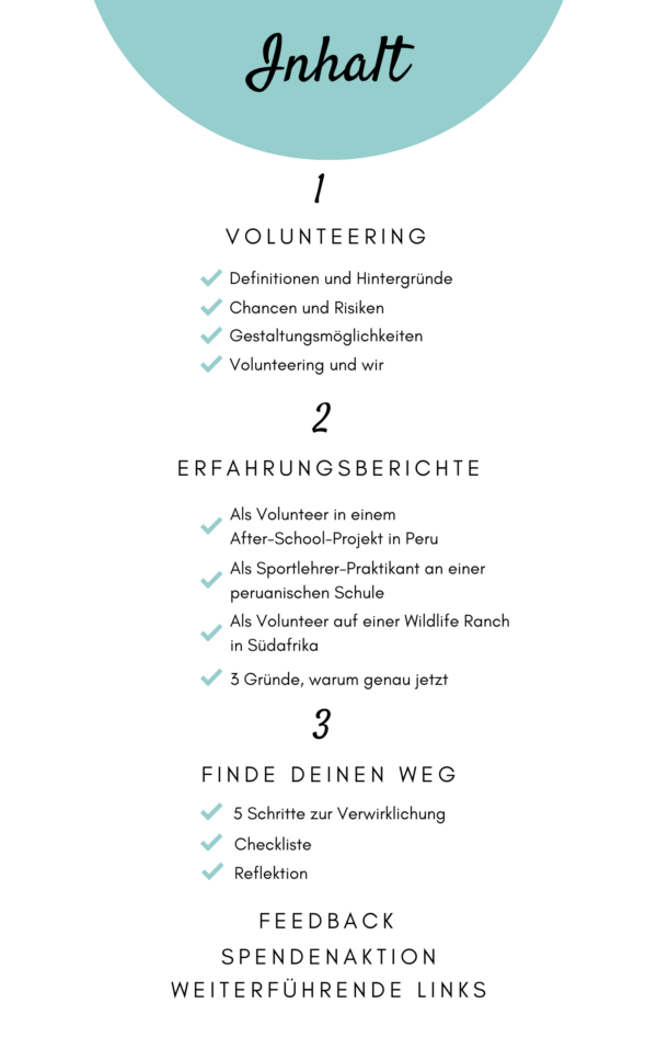 Volunteering Guide - Extended Inhalt