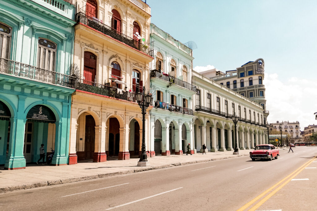 Havanna Sehenswürdigkeiten -Paseo de Martí in La Habana Vieja