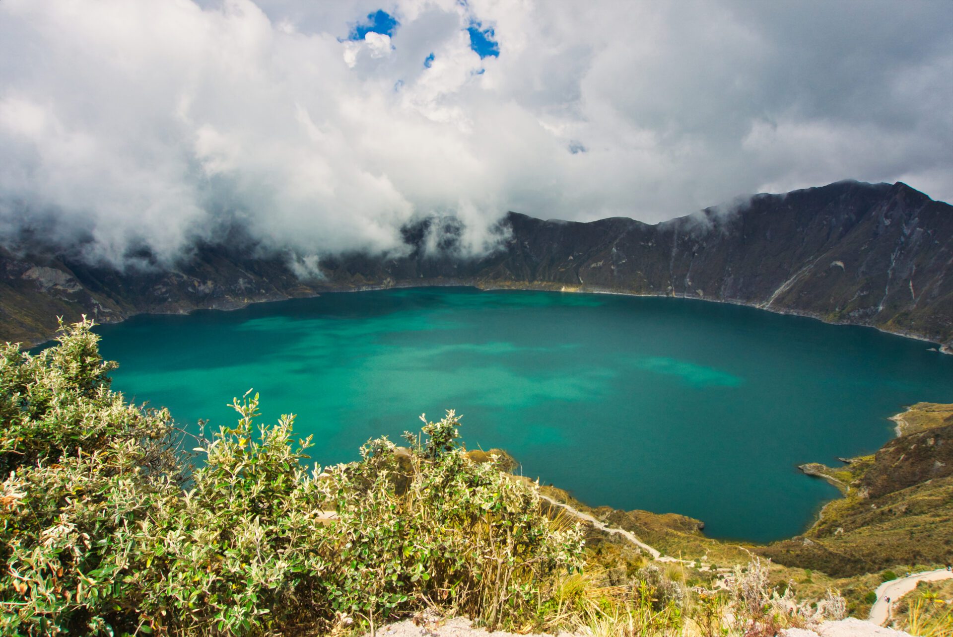 Laguna Quilotoa in Ecuador