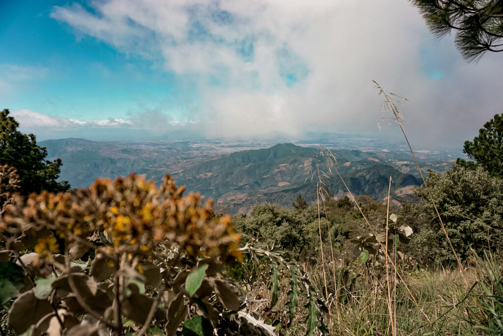 Landschaft auf der Acatenango Wanderung
