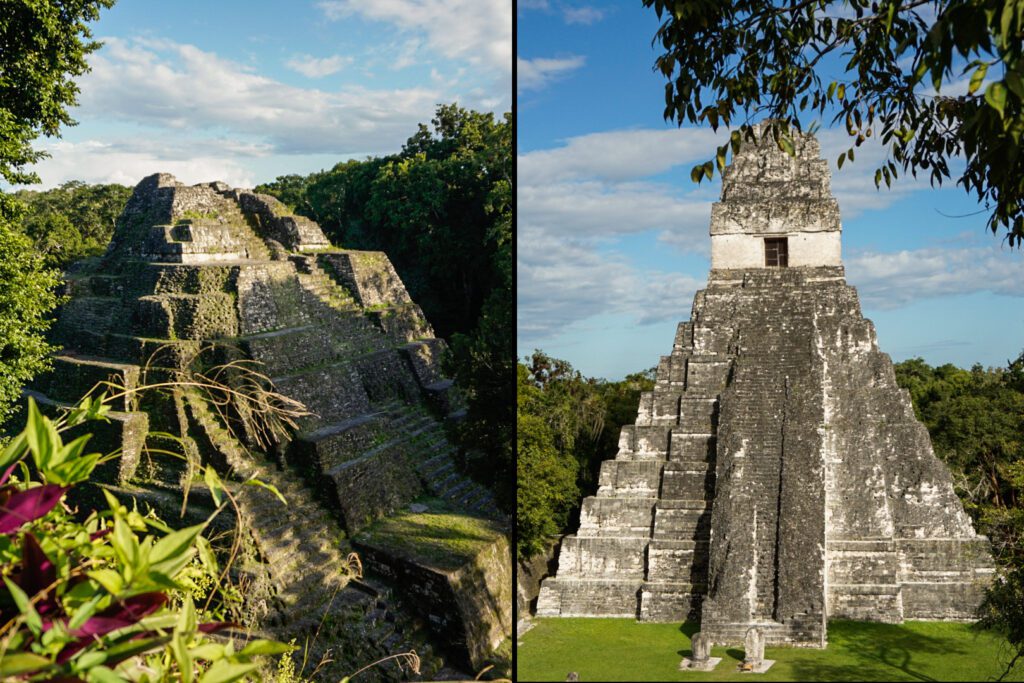 Maya-Stätten in Guatemala Tikal Yaxha