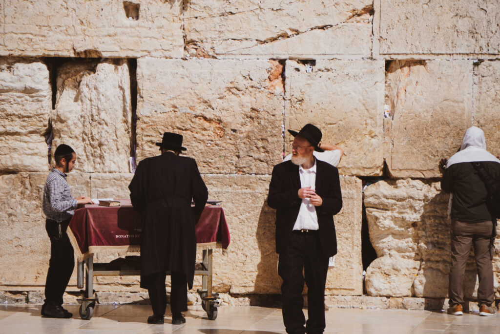 Klagemauer am jüdischen Neujahrstag Rosh Hashana