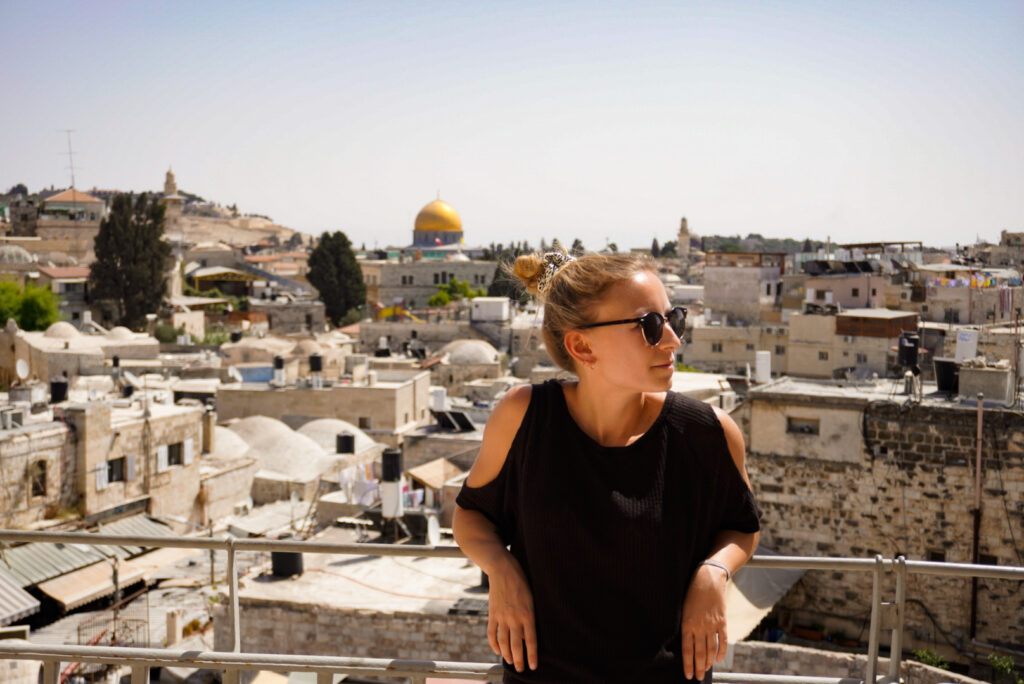 Backpacking in Israel und Jordanien Über den Dächern Jerusalems