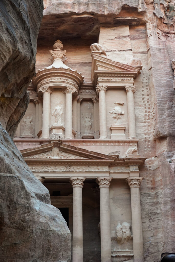 Das Schatzhaus der Felsenstadt Petra in Jordanien