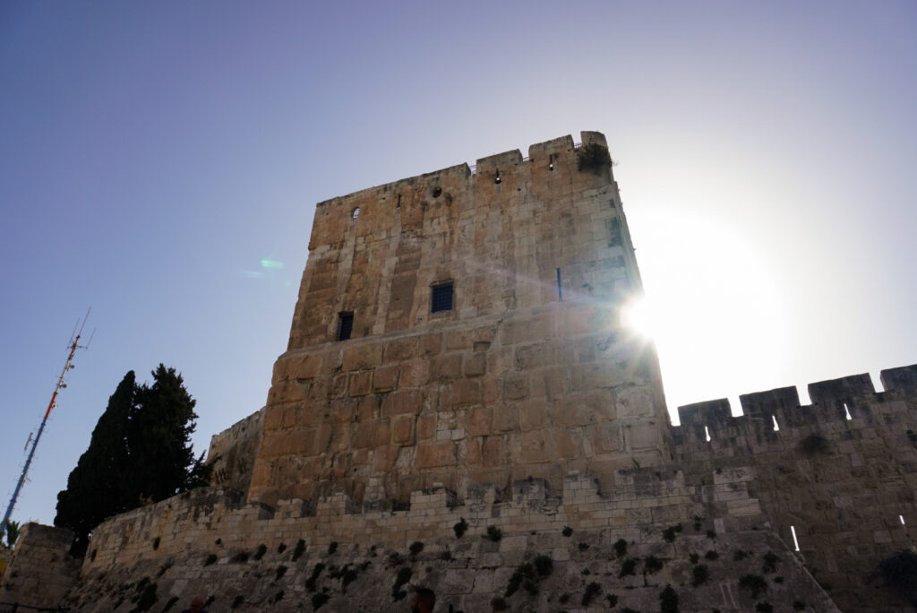 Das Jaffa Gate ist das Tor zu Jerusalem Altstadt