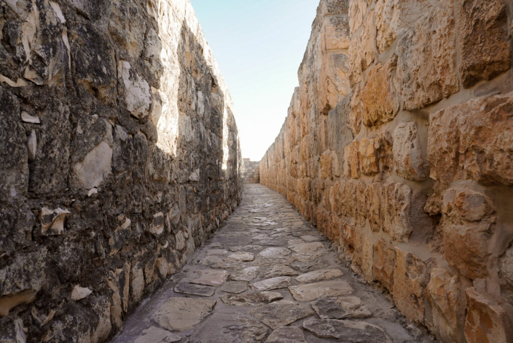 Südroute des Ramparts Walk in Jerusalem Altstadt