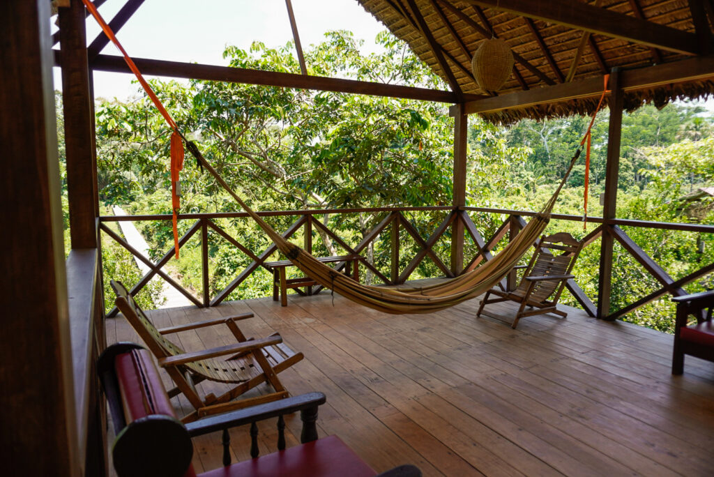 Chill Area Hacienda Herrera Eco Lodge im Tambopata Nationalpark