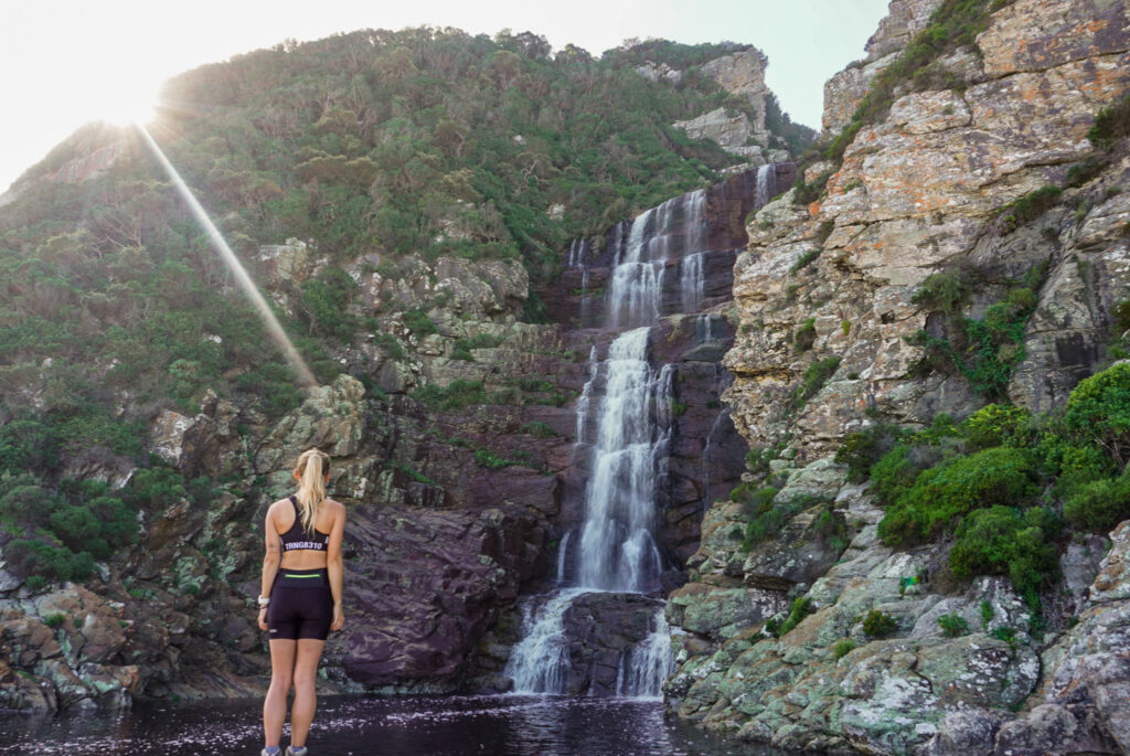 Wasserfall im Tsitsikamma Nationalpark auf der Garden Route Südafrika