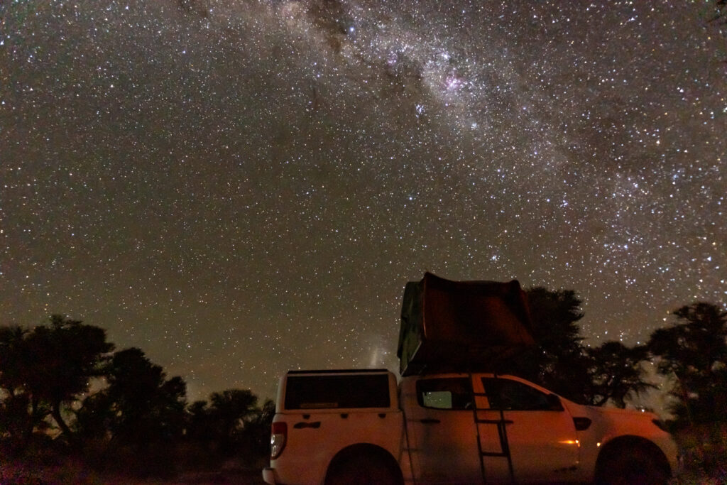 Milchstraße bei einem Namibia Roadtrip