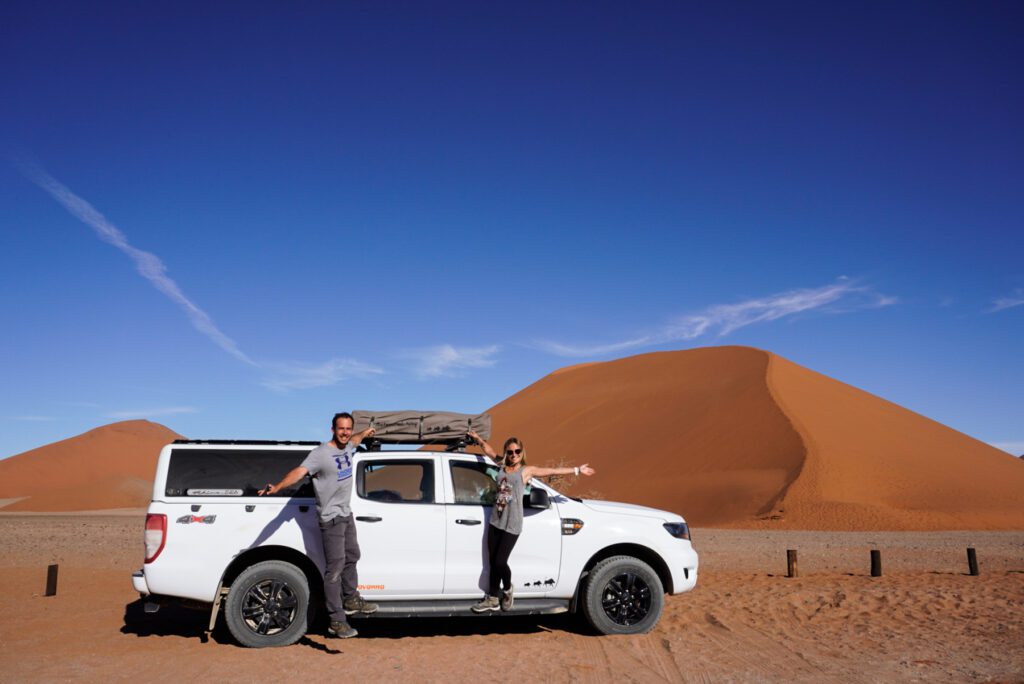 Namibia Roadtrip mit dem Dachzelt in Sossusvlei
