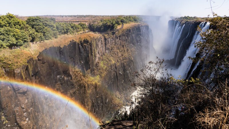 Livingstone Sambia: Die Victoriafälle
