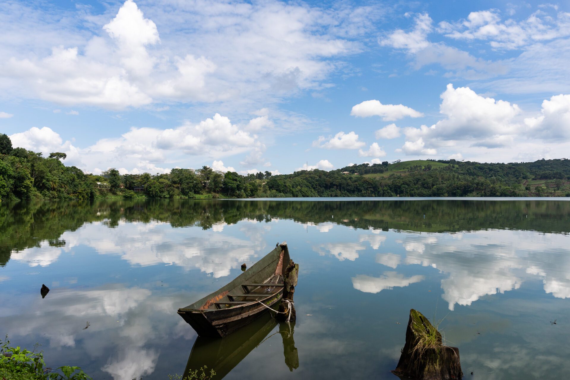 Der schönste Kratersee in Uganda