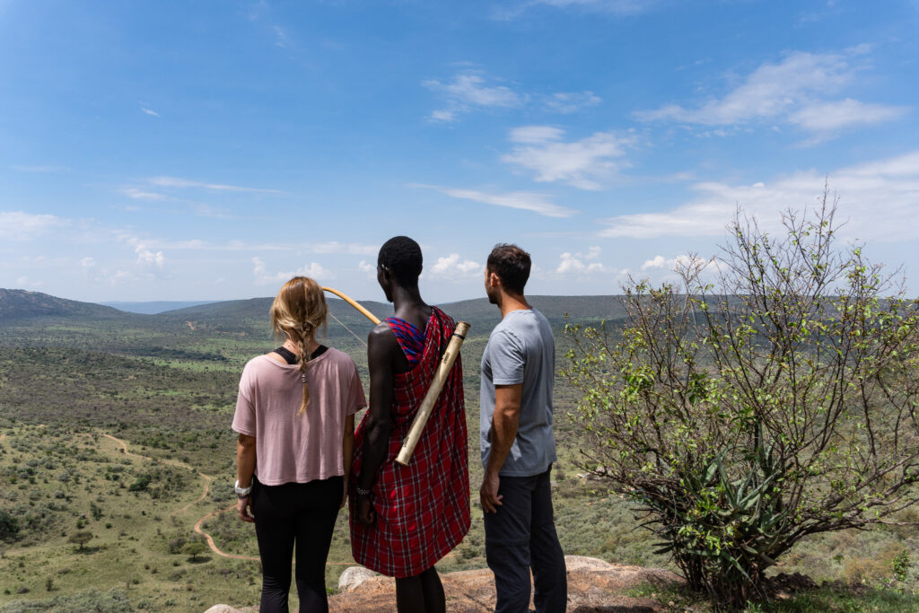 Masai Kultur in der Masai Mara in Kenia
