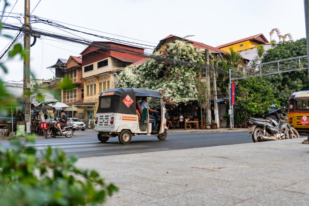 Straßen von Kampot bei einer Kambodscha Rundreise