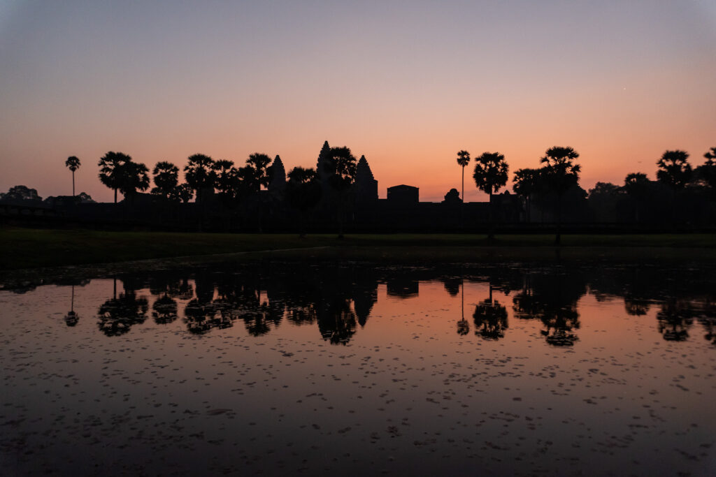 Angkor Wat bei Sonnenaufgang (Siem Reap, Kambodscha)
