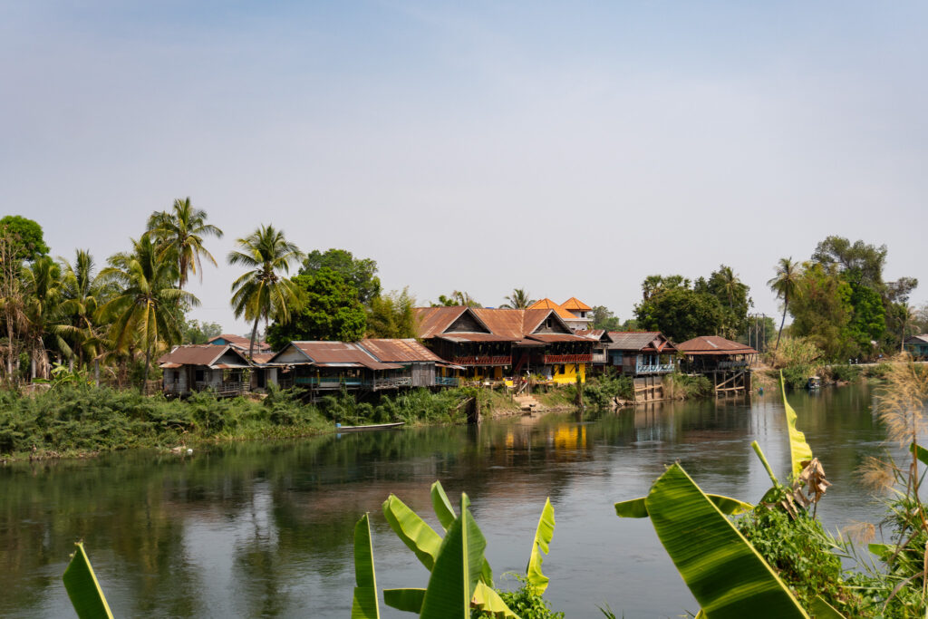 Don Det ist eine Insel im Mekong im Süden von Laos