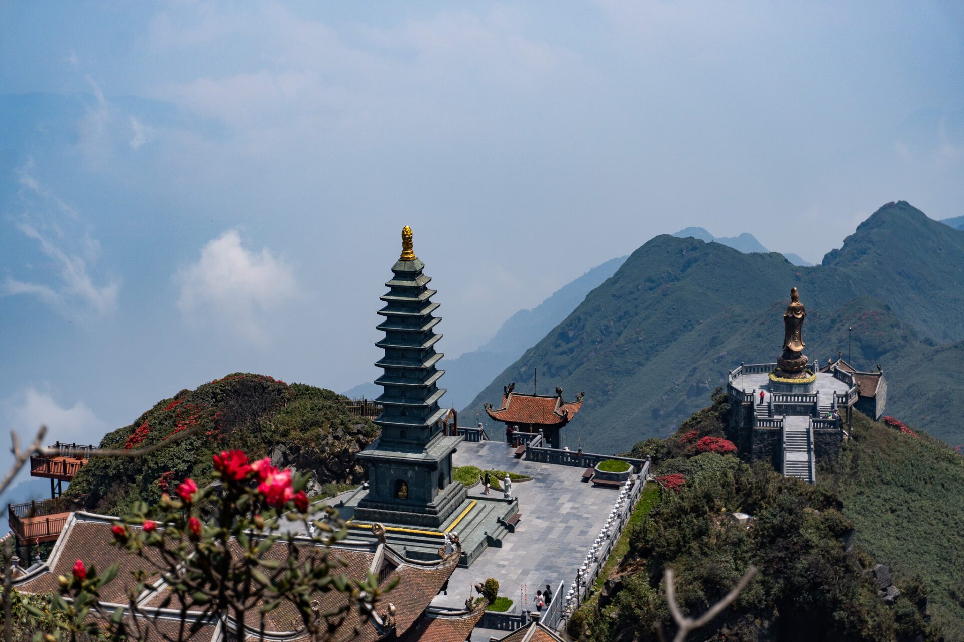 Blick vom Fansipan in Sapa Vietnam