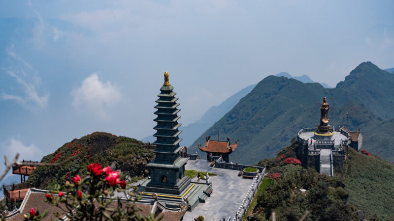 Blick vom Fansipan in Sapa Vietnam