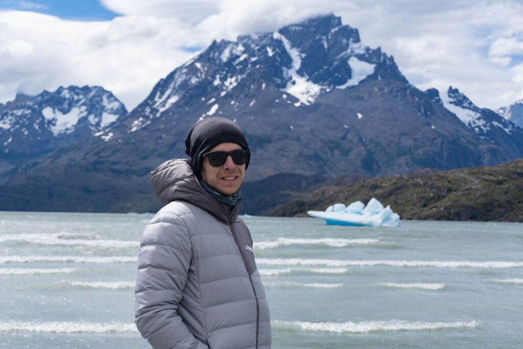 Lago Grey im Torres del Paine Nationalpark in Patagonien