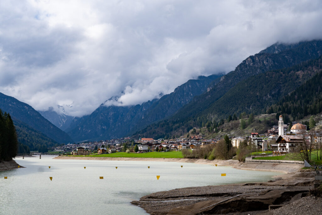Auronzo di Cadore ist ein kleiner Ort in Venetien in den Dolomiten, Italien
