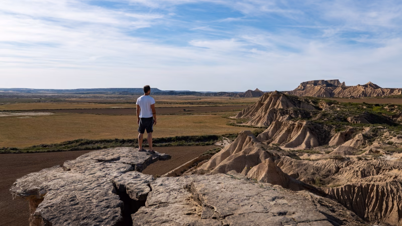 Bardenas Reales in Nordspanien