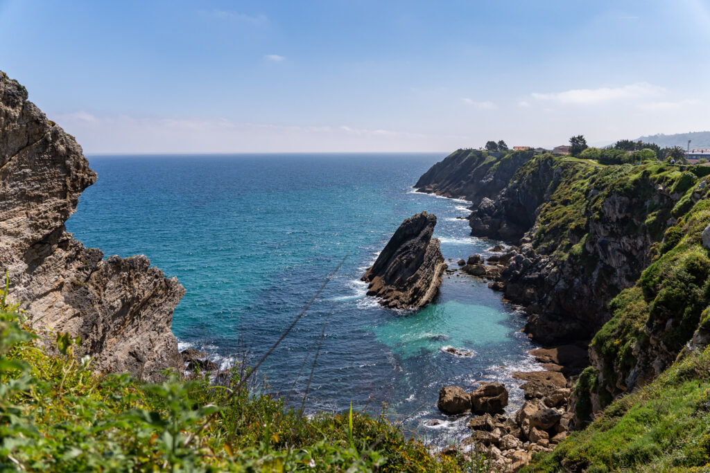 Ausblick in Llanes in Nordspanien