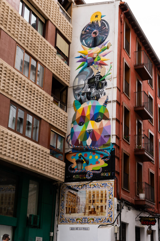 Street Art in Santander in Nordspanien