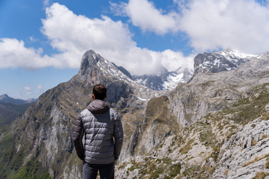 Blick auf die Picos de Europa in Nordspanien