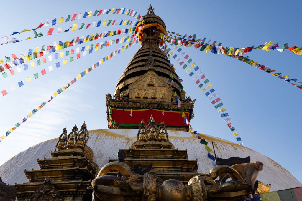 Affentempel in Kathmandu auf einer Nepal Rundreise