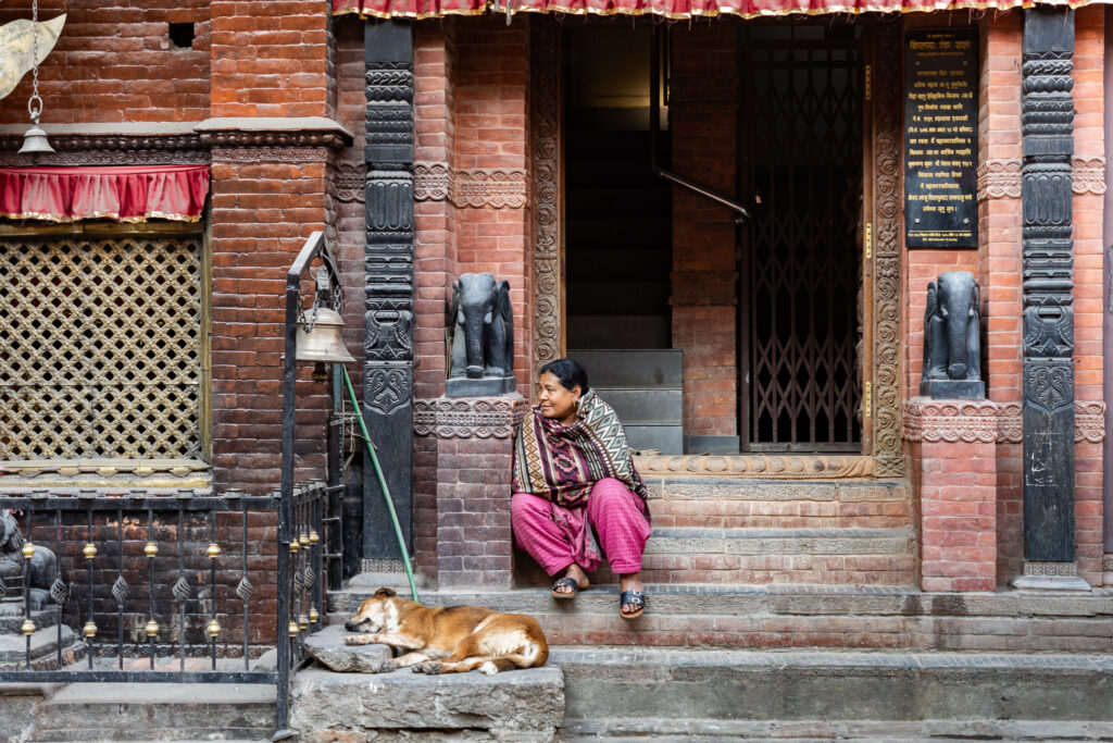 Alltägliches Leben in den Straßen von Kathmandu auf einer Nepal Rundreise