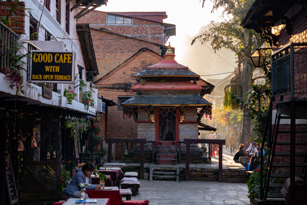Kleiner Tempel in Bandipur in Nepal