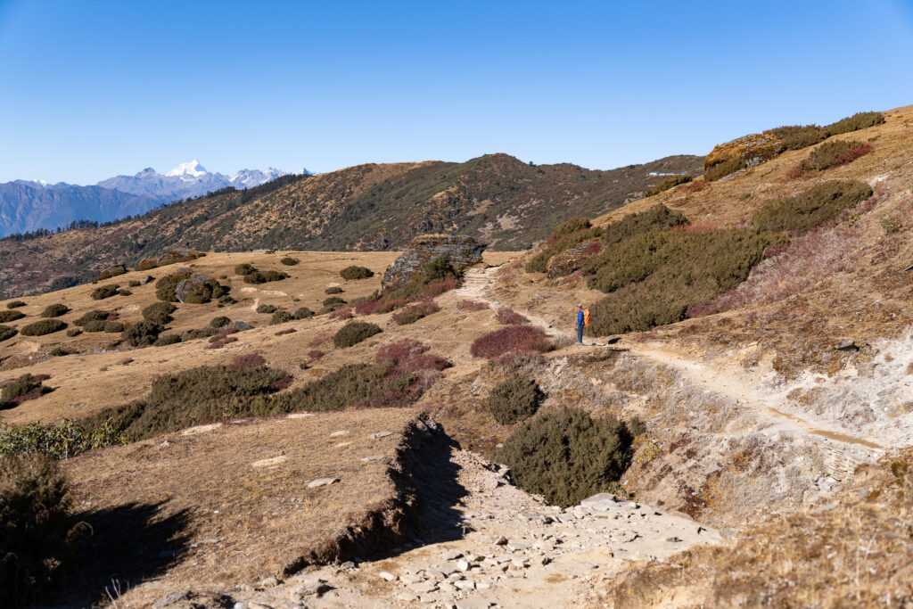 Wanderweg auf den Pikey Peak in Nepal