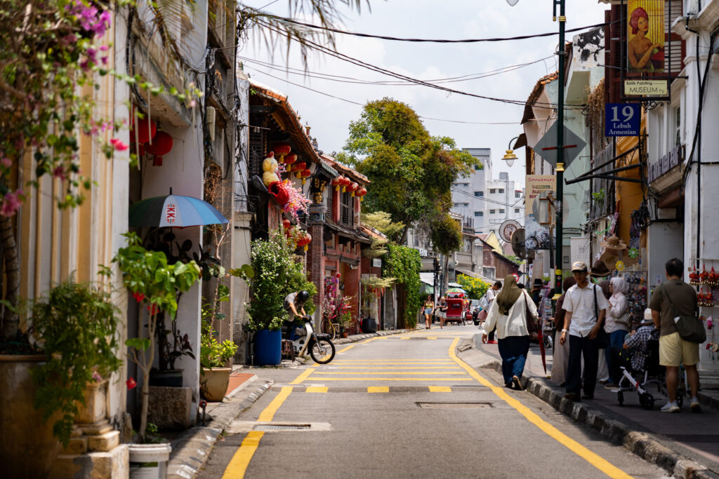 Armenian Street in George Town Malaysia