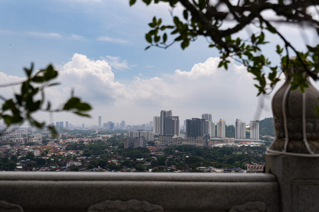 Aussicht auf die Insel Penang in Malaysia