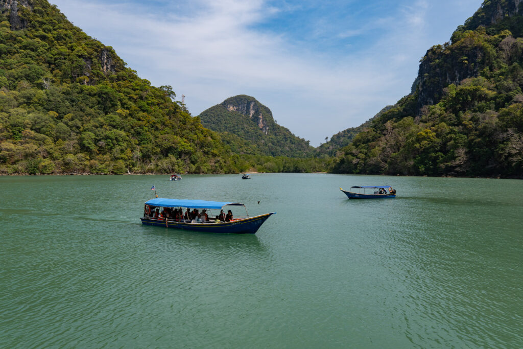 Tropische Landschaft in Langkawi in Malaysia
