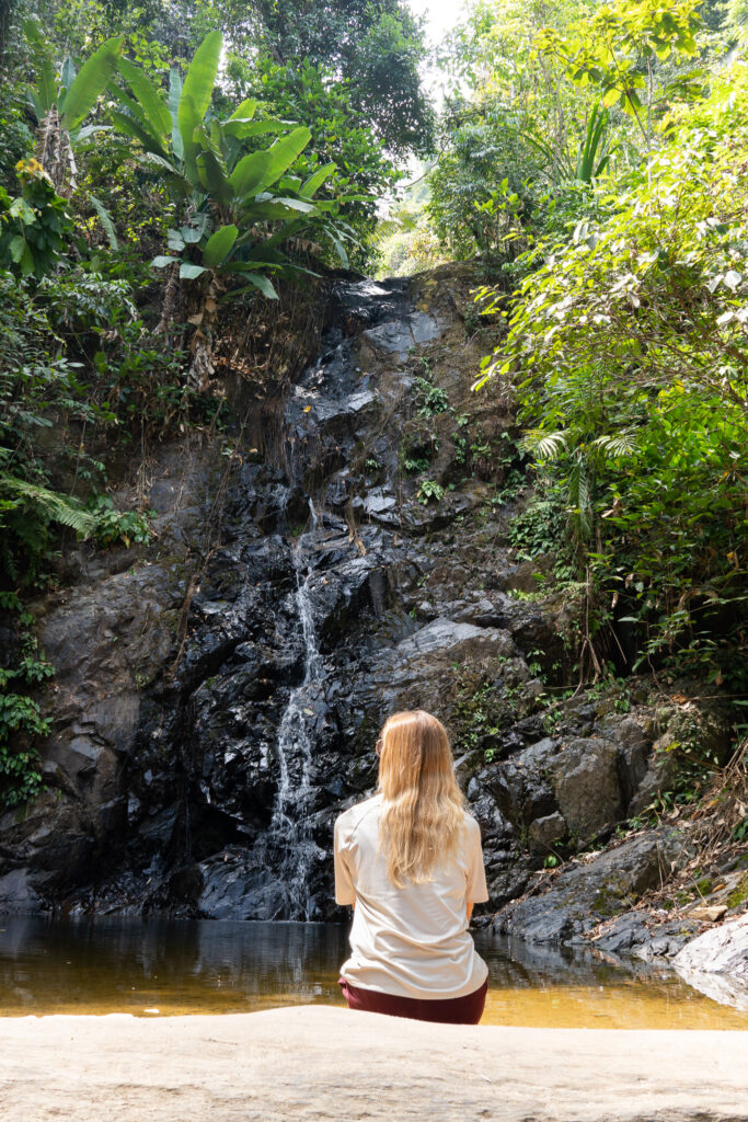 Durian Perangin Wasserfall in Langkawi in Malaysia