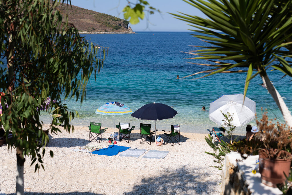 Porto Palermo Beach an der Albanischen Riviera