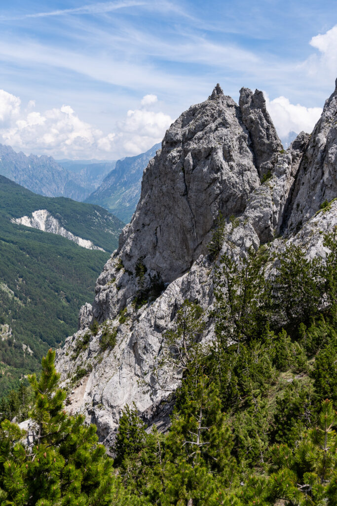 Valbona Pass im Sommer