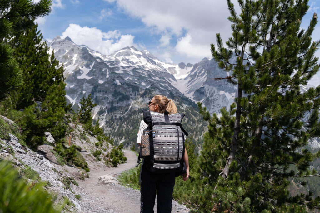 Valbona Pass auf dem Peaks of the Balkans Trail