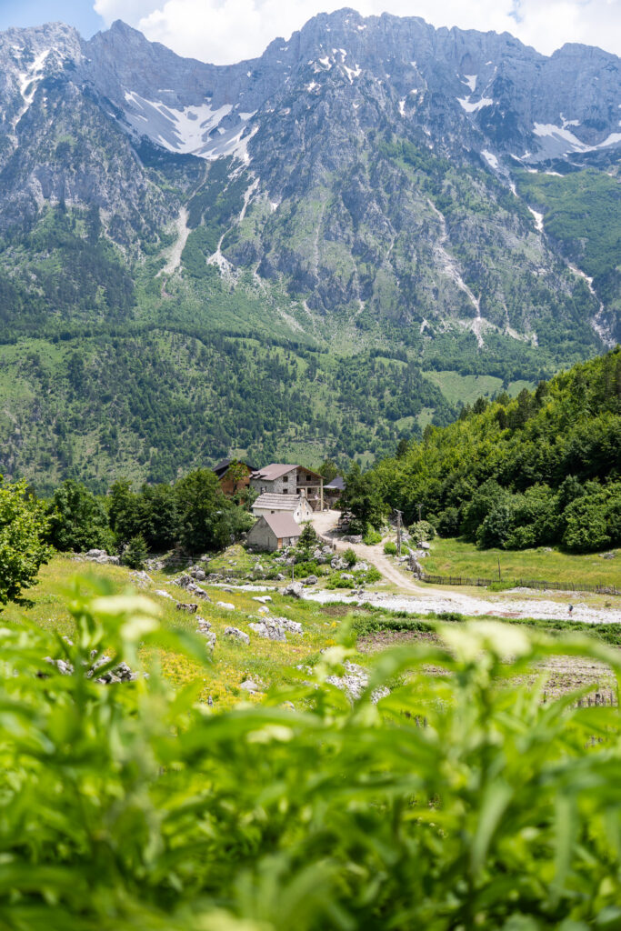 Berghütte in den Albanischen Alpen