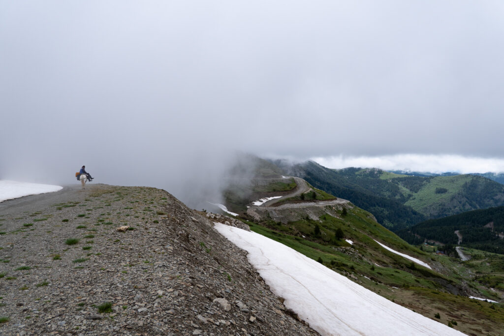 Wetterumschwung auf dem Peaks of the Balkans Trail